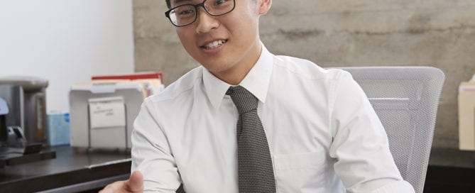 young professional working for a CPA firm is Singapore